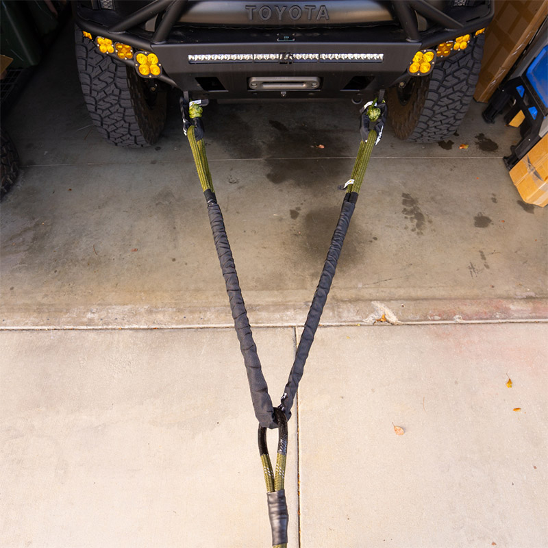 雙拖車鉤越野車拖車繩 雙拖車鉤越野車拖車繩