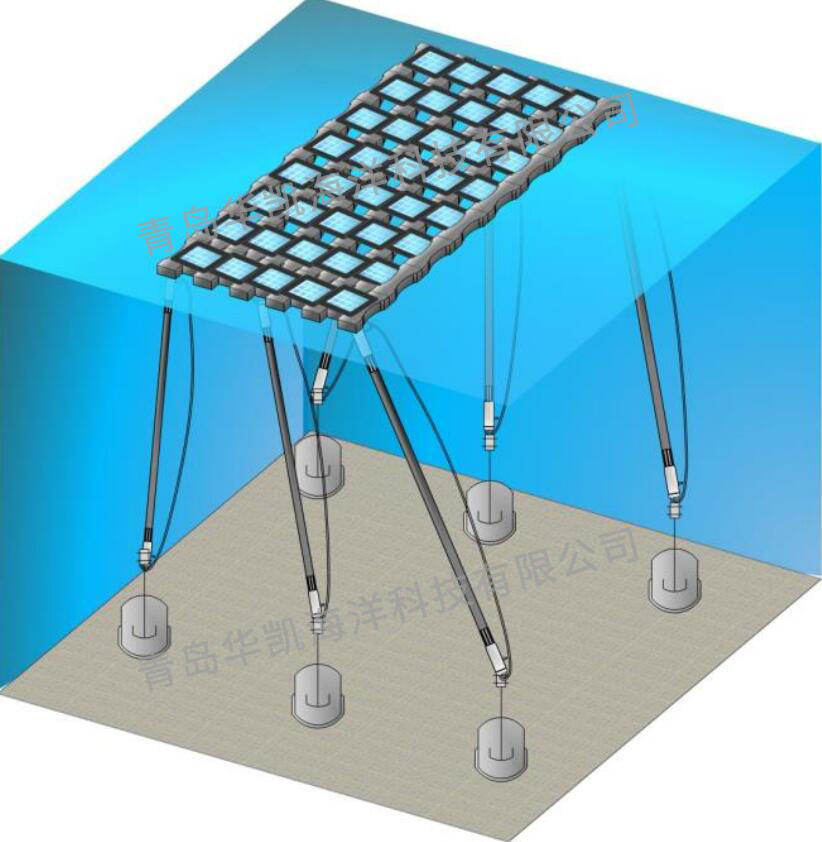 彈性錨索-水上光伏平臺系泊系統 彈性錨索-水上光伏平臺系泊系統